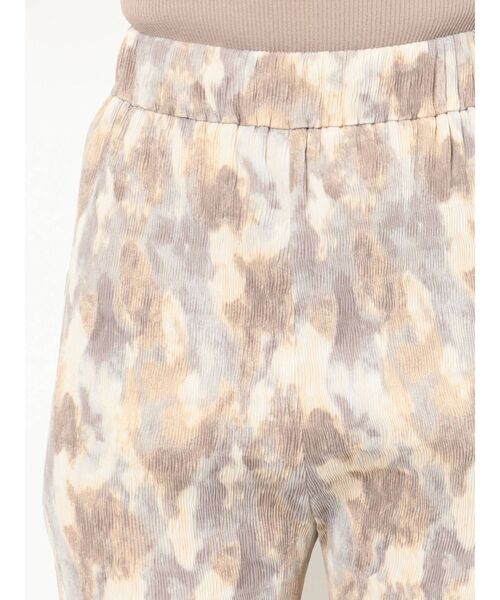 RESEXXY（リゼクシー）の「ニュアンスパターンプリーツパンツ【セットアップ着用可能】（その他パンツ・レディース・オレンジ/ブルー・FREE）」の7枚目の写真