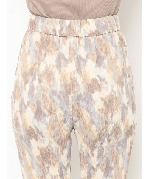 RESEXXY（リゼクシー）の「ニュアンスパターンプリーツパンツ【セットアップ着用可能】（その他パンツ・レディース・オレンジ/ブルー・FREE）」の9枚目の写真