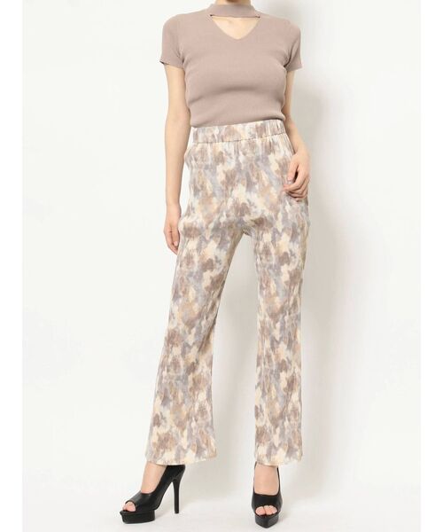 RESEXXY（リゼクシー）の「ニュアンスパターンプリーツパンツ【セットアップ着用可能】（その他パンツ・レディース・オレンジ/ブルー・FREE）」の19枚目の写真