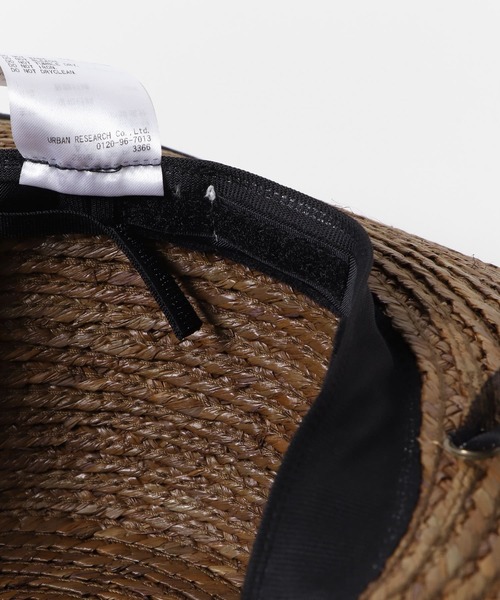 SENSE OF PLACE by URBAN RESEARCH（センスオブプレイスバイアーバンリサーチ）の「ラフィアブレードハット（ハット・レディース・ベージュ/ブラウン・ONE）」の11枚目の写真