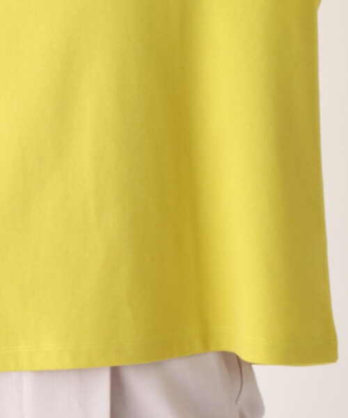 OPAQUE.CLIP（オペークドットクリップ）の「◆アイスクリアコットン ペタルスリーブカットソー【WEB限定サイズ】（Tシャツ/カットソー・レディース・ホワイト系/ブラック/マスタード/ブラウン系その他・36/38/40/42）」の10枚目の写真