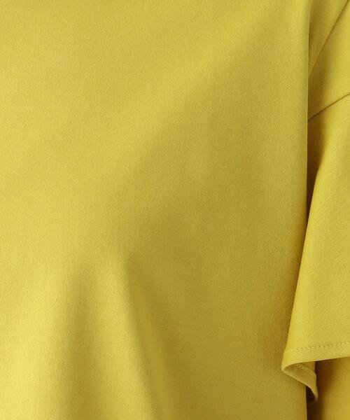 OPAQUE.CLIP（オペークドットクリップ）の「◆アイスクリアコットン ペタルスリーブカットソー【WEB限定サイズ】（Tシャツ/カットソー・レディース・ホワイト系/ブラック/マスタード/ブラウン系その他・36/38/40/42）」の17枚目の写真