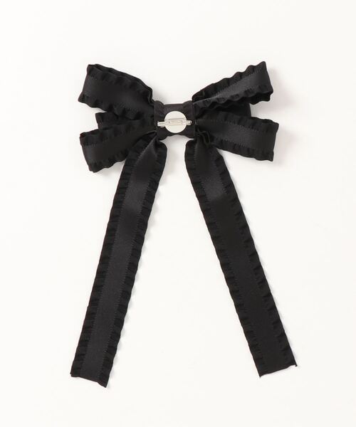 SPINNS（スピンズ）の「ビジュー付き　サテンバックリボンキャップ（キャップ・レディース・ブラック・ONESIZE）」の10枚目の写真