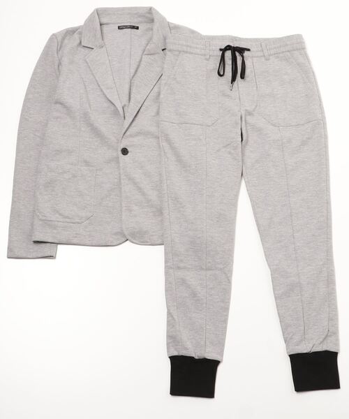 Bling Leads（ブリングリーズ）の「【Bling Leads】カットテーラー　セットアップ（セットアップ・メンズ・グレー・LARGE/X-LARGE/MEDIUM）」の5枚目の写真