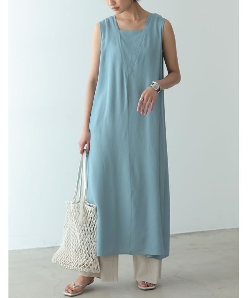 Re:EDIT（リエディ）の「マルチウェイノースリーブワンピース（ワンピース・レディース・ブラック/ブルー/オレンジ・SHORT/MEDIUM/LARGE）」の3枚目の写真