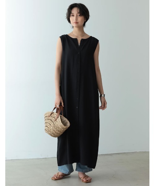 Re:EDIT（リエディ）の「マルチウェイノースリーブワンピース（ワンピース・レディース・ブラック/ブルー/オレンジ・SHORT/MEDIUM/LARGE）」の22枚目の写真