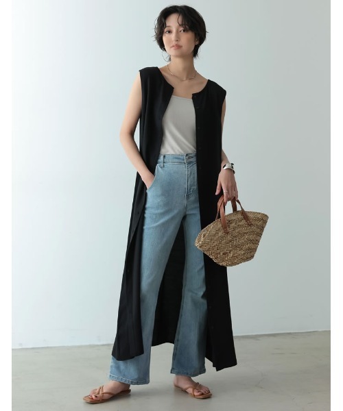 Re:EDIT（リエディ）の「マルチウェイノースリーブワンピース（ワンピース・レディース・ブラック/ブルー/オレンジ・SHORT/MEDIUM/LARGE）」の7枚目の写真