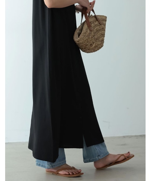 Re:EDIT（リエディ）の「マルチウェイノースリーブワンピース（ワンピース・レディース・ブラック/ブルー/オレンジ・SHORT/MEDIUM/LARGE）」の4枚目の写真