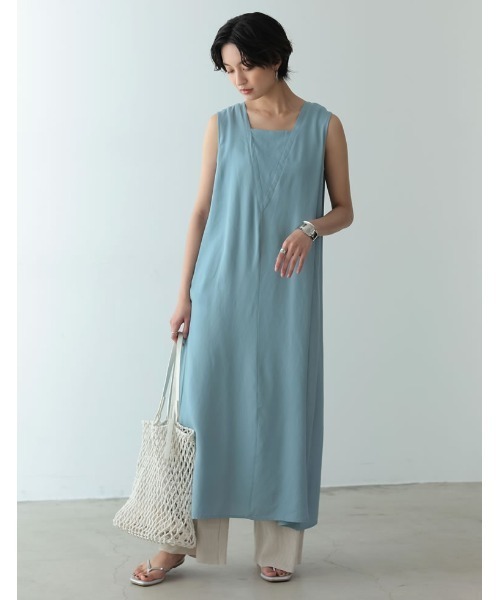 Re:EDIT（リエディ）の「マルチウェイノースリーブワンピース（ワンピース・レディース・ブラック/ブルー/オレンジ・SHORT/MEDIUM/LARGE）」の17枚目の写真