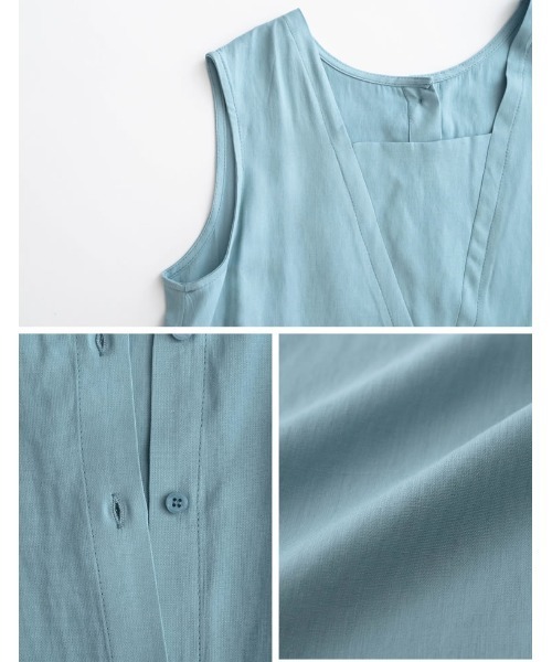 Re:EDIT（リエディ）の「マルチウェイノースリーブワンピース（ワンピース・レディース・ブラック/ブルー/オレンジ・SHORT/MEDIUM/LARGE）」の12枚目の写真