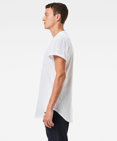 G-STAR（ジースター）の「DUCTSOON RELAXED T-SHIRT/ワンポイント/ロゴT（Tシャツ/カットソー・メンズ・ダークブルー/ホワイト/ダークブラック・X-LARGE/LARGE/MEDIUM/SMALL/X-SMALL）」の4枚目の写真