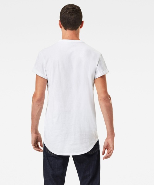 G-STAR（ジースター）の「DUCTSOON RELAXED T-SHIRT/ワンポイント/ロゴT（Tシャツ/カットソー・メンズ・ダークブルー/ホワイト/ダークブラック・X-LARGE/LARGE/MEDIUM/SMALL/X-SMALL）」の5枚目の写真