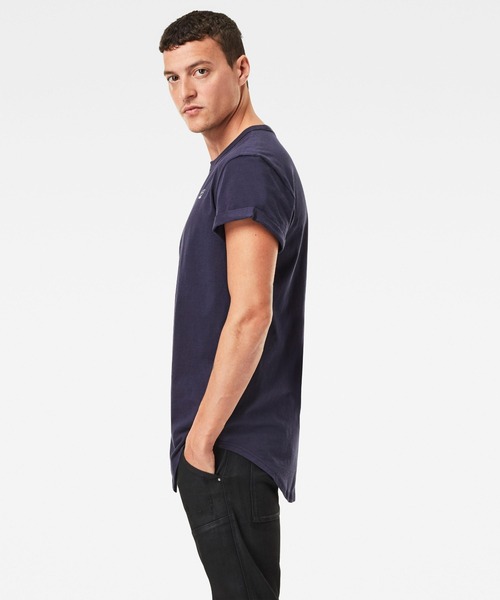 G-STAR（ジースター）の「DUCTSOON RELAXED T-SHIRT/ワンポイント/ロゴT（Tシャツ/カットソー・メンズ・ダークブルー/ホワイト/ダークブラック・X-LARGE/LARGE/MEDIUM/SMALL/X-SMALL）」の14枚目の写真