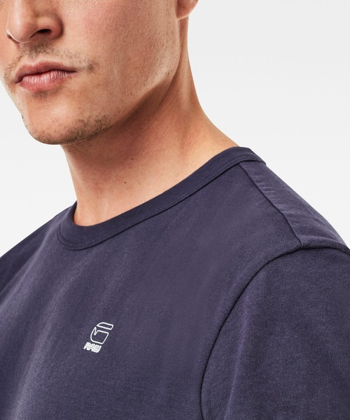 G-STAR（ジースター）の「DUCTSOON RELAXED T-SHIRT/ワンポイント/ロゴT（Tシャツ/カットソー・メンズ・ダークブルー/ホワイト/ダークブラック・X-LARGE/LARGE/MEDIUM/SMALL/X-SMALL）」の16枚目の写真