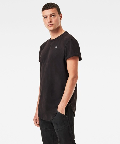 G-STAR（ジースター）の「DUCTSOON RELAXED T-SHIRT/ワンポイント/ロゴT（Tシャツ/カットソー・メンズ・ダークブルー/ホワイト/ダークブラック・X-LARGE/LARGE/MEDIUM/SMALL/X-SMALL）」の9枚目の写真