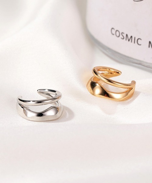 Fun & Daily（ファンアンドデイリー）の「ツインアームイヤーカフ（イヤーカフ・レディース・シルバー/ゴールド・FREE）」の3枚目の写真