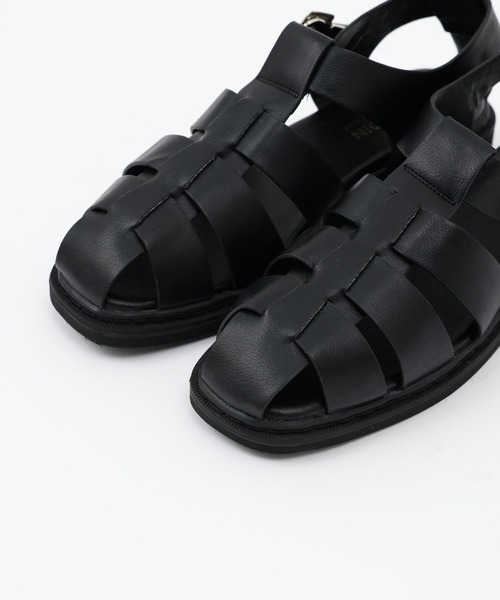 one after another NICE CLAUP(ワンアフターアナザーナイスクラップ)の「グルカサンダル(サンダル・レディース・アイボリー/ブラック・SMALL/MEDIUM/LARGE)」の8枚目の写真