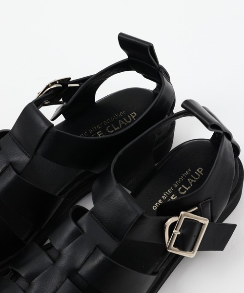 one after another NICE CLAUP(ワンアフターアナザーナイスクラップ)の「グルカサンダル(サンダル・レディース・アイボリー/ブラック・SMALL/MEDIUM/LARGE)」の14枚目の写真