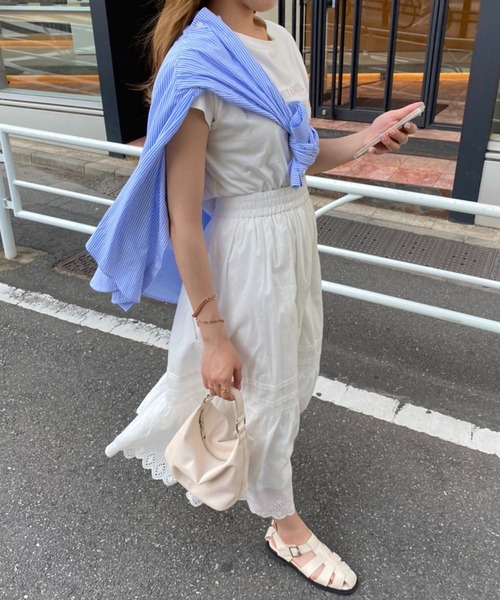 one after another NICE CLAUP(ワンアフターアナザーナイスクラップ)の「グルカサンダル(サンダル・レディース・アイボリー/ブラック・SMALL/MEDIUM/LARGE)」の18枚目の写真