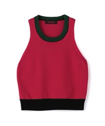 caban | CABaN コットンポリエステル トリコロールプルオーバー(ニット/セーター)