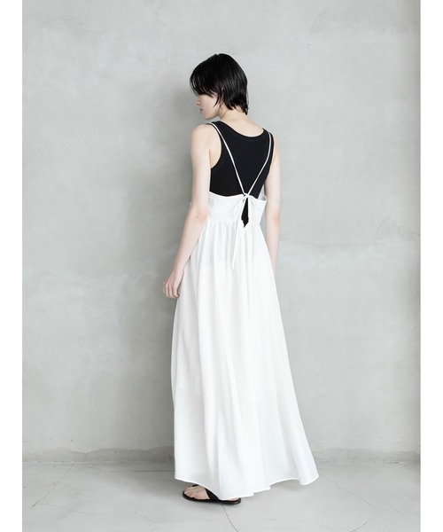 enchainement（アンシェヌマン）の「Gathered Back Dress