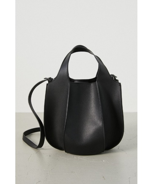 STYLEMIXER(スタイルミキサー)の「タンブリンバッグ(ショルダーバッグ・レディース・アイボリー/ブラック・FREE)」の2枚目の写真