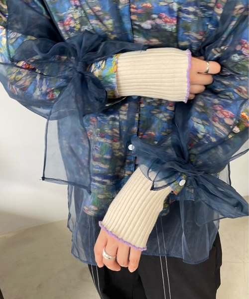 SANSeLF（サンセルフ）の「Se リブメロウトップス 【SANSeLF】sanw22a032 【ZOZOTOWN限定アイテム】（その他トップス・レディース・ブラック/ライトグリーン/アイボリー・FREE）」の13枚目の写真