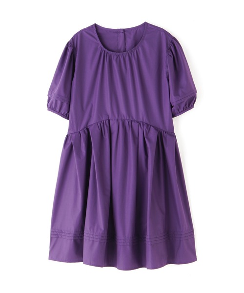 N.（N. Natural Beauty Basic）（エヌエヌナチュラルビューティーベーシック）の「◆パフスリーブチュニックブラウス（シャツ/ブラウス・レディース・ブラック/パープル/オフホワイト・MEDIUM）」の20枚目の写真