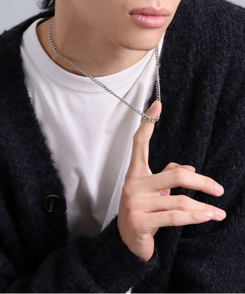 LION HEART(ライオンハート)の「【限定展開】“LH-1”コンフォートチェーンネックレス/サージカルステンレス(金属アレルギー対応)【LION HEART / ライオンハート】(ネックレス・メンズ・シルバー/シルバー系その他/シルバー系その他2・55cm)」の16枚目の写真