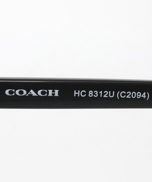 COACH（コーチ）の「【COACH/コーチ】ラウンド サングラス HC8312U 500287（サングラス・メンズ・ブラック・FREE）」の6枚目の写真