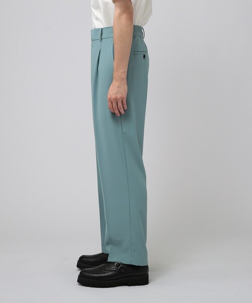 tk.TAKEO KIKUCHI（ティーケータケオキクチ）の「◆ワンタックセミワイドストレートパンツ（その他パンツ・メンズ・ブラック/ブルー/ブラック系・01/02/03）」の6枚目の写真