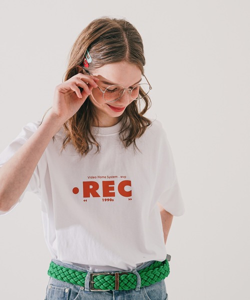 WV PROJECT（ダブリューブイプロジェクト）の「【WV PROJECT】Record Short-sleeve Tee（Tシャツ/カットソー・メンズ・ホワイト/ブラック/ネイビー/ピンク/グリーン・M/L）」の17枚目の写真