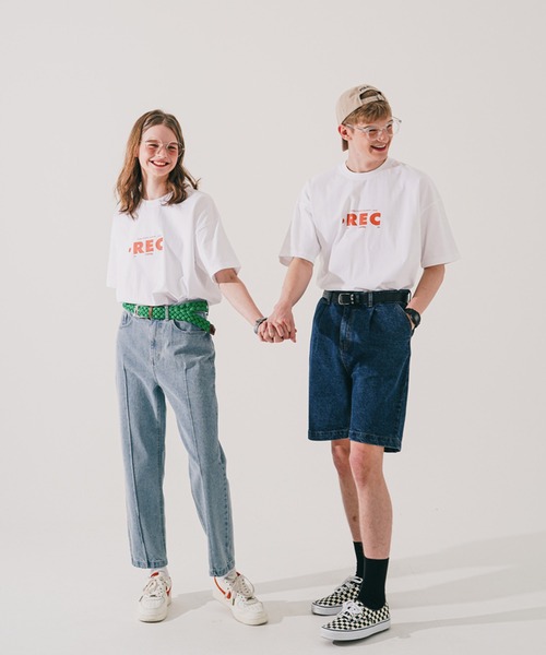 WV PROJECT（ダブリューブイプロジェクト）の「【WV PROJECT】Record Short-sleeve Tee（Tシャツ/カットソー・メンズ・ホワイト/ブラック/ネイビー/ピンク/グリーン・M/L）」の14枚目の写真