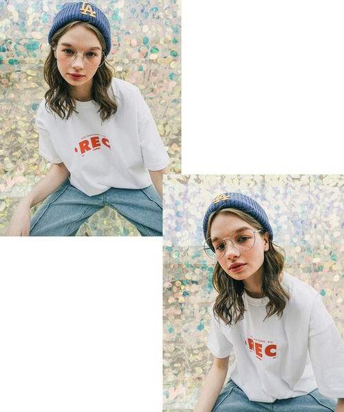 WV PROJECT（ダブリューブイプロジェクト）の「【WV PROJECT】Record Short-sleeve Tee（Tシャツ/カットソー・メンズ・ホワイト/ブラック/ネイビー/ピンク/グリーン・M/L）」の9枚目の写真