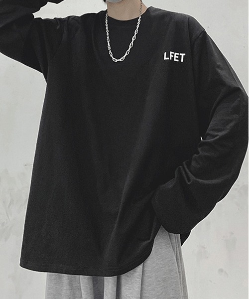 NEW GENTLEMAN(ニュージェントルマン)の「LFET ビッグロンT(Tシャツ/カットソー・メンズ・ホワイト/ブラック/グレー/オレンジ/ブルー/グリーン・M/L/XL)」の13枚目の写真