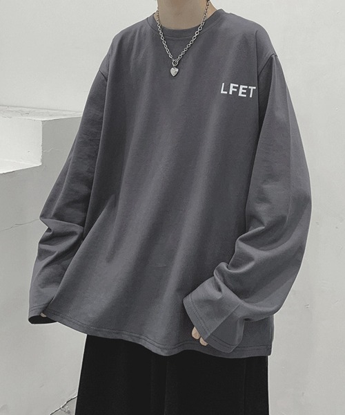 NEW GENTLEMAN(ニュージェントルマン)の「LFET ビッグロンT(Tシャツ/カットソー・メンズ・ホワイト/ブラック/グレー/オレンジ/ブルー/グリーン・M/L/XL)」の18枚目の写真