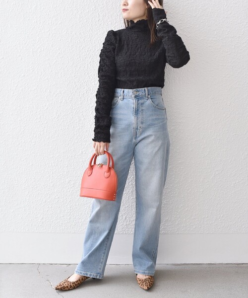 SHIPS（シップス）の「*〈手洗い可能〉シャーリングメロータートル◆（その他トップス・レディース・ブラック/ネイビー/ピンク/ナチュラル・ONE SIZE）」の21枚目の写真