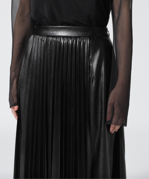 ADDICT NOIR（アディクトノアー）の「ADDICT NOIR/アディクト ノアー/Pleats Skirt（スカート・レディース・ブラック・F）」の14枚目の写真