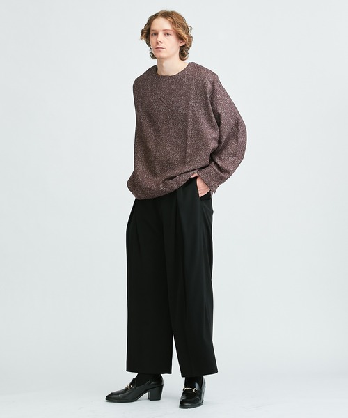 Lui's（ルイス）の「マロニカカフスプルオーバー（Tシャツ/カットソー・メンズ・ブラック/バーガンディー・SMALL/MEDIUM）」の11枚目の写真