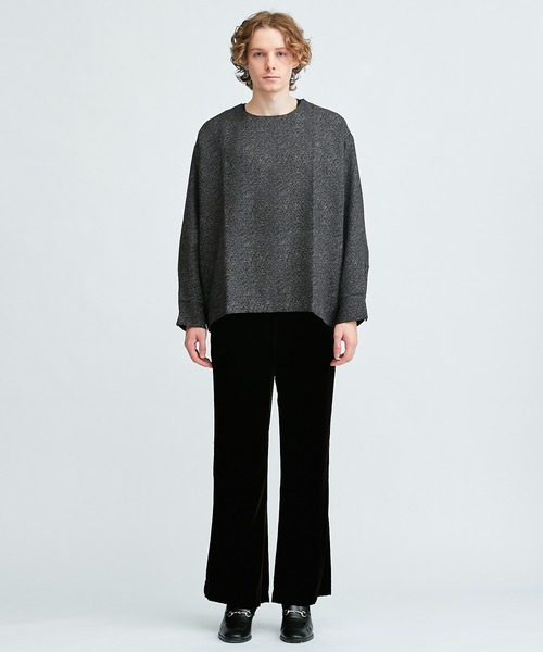 Lui's（ルイス）の「マロニカカフスプルオーバー（Tシャツ/カットソー・メンズ・ブラック/バーガンディー・SMALL/MEDIUM）」の7枚目の写真