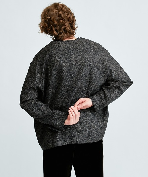 Lui's（ルイス）の「マロニカカフスプルオーバー（Tシャツ/カットソー・メンズ・ブラック/バーガンディー・SMALL/MEDIUM）」の19枚目の写真