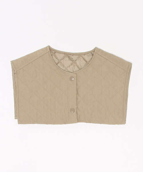 DONOBAN（ドノバン）の「キルティング付け襟（付け襟・レディース・カーキ/ベージュ/アイボリー/ブラック・F）」の15枚目の写真