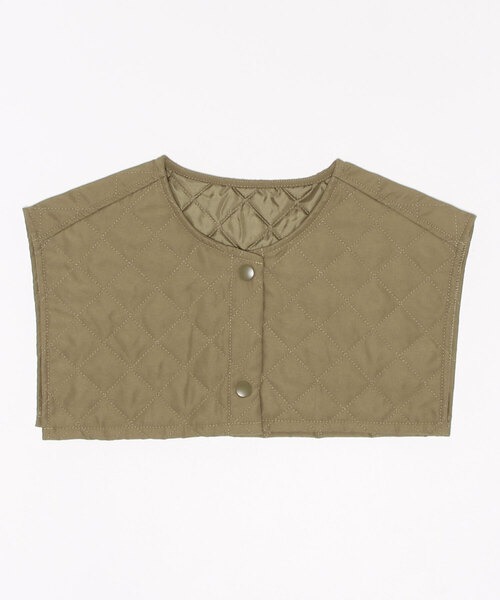 DONOBAN（ドノバン）の「キルティング付け襟（付け襟・レディース・カーキ/ベージュ/アイボリー/ブラック・F）」の16枚目の写真