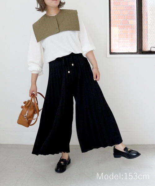 DONOBAN（ドノバン）の「キルティング付け襟（付け襟・レディース・カーキ/ベージュ/アイボリー/ブラック・F）」の11枚目の写真