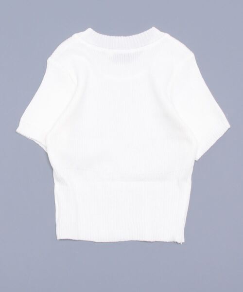 urge:(アージコロン )の「【Bl】【URGE:】クルーネック 半袖 リブニット トップス(Tシャツ/カットソー・レディース・ホワイト/ブラック/グリーン/ブルー/ピンク・MEDIUM/X-LARGE/LARGE/SMALL)」の11枚目の写真