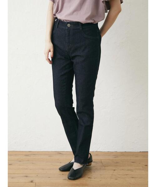 Green　Parks（グリーンパークス）の「デニムスキニーパンツ（デニムパンツ・レディース・ワンウォッシュ・S/M/L）」の4枚目の写真