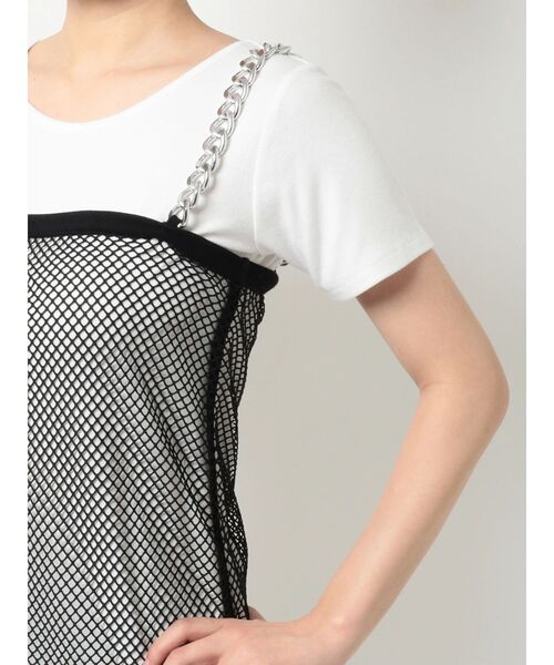 EVRIS(エヴリス)の「チェーンショルダーレイヤードワンピース(ワンピース・レディース・ホワイト/ブラック/ブルー・FREE)」の22枚目の写真