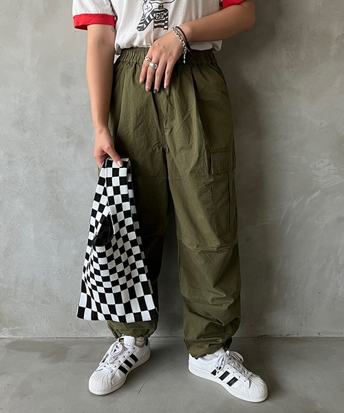 kutir（クティール）の「カーゴスノーパンツ（カーゴパンツ・レディース・ブラック/オフホワイト/カーキ/オレンジ・LARGE/MEDIUM）」の13枚目の写真