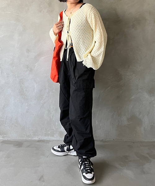 kutir（クティール）の「カーゴスノーパンツ（カーゴパンツ・レディース・ブラック/オフホワイト/カーキ/オレンジ・LARGE/MEDIUM）」の12枚目の写真