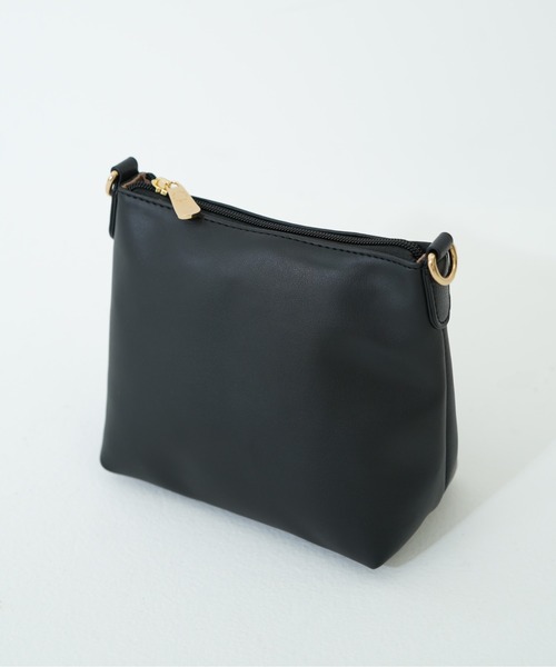 SALON de RUBAN（サロンドルヴァン）の「【SALON de RUBAN / サロン ド ルヴァン】 2wayハンドトート パスケース＆ポーチ付き（トートバッグ・レディース・ワイン/グリーン/ブラック×ホワイト・FREE）」の19枚目の写真